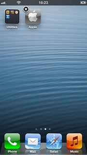 To delete a menu item:Press the remove icon to remove the required menu item.