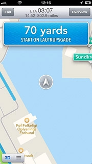 If required, press anywhere on the display.Press End.