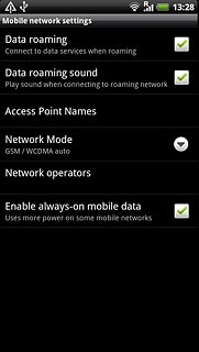 Press Access Point Names.