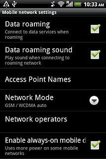 Press Access Point Names.