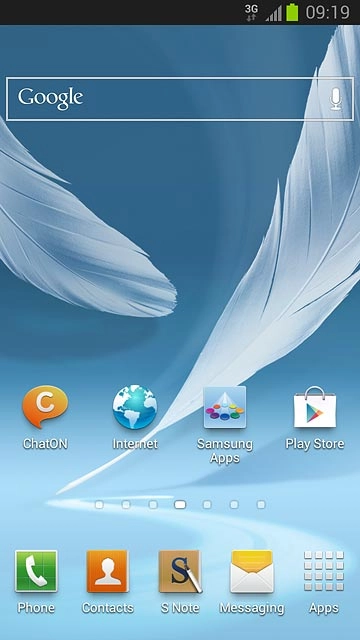 The 3G icon shows that 3G is available. If 3G isn't available, a different network mode is automatically selected.Further information: Select network mode