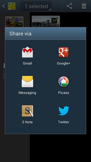 Press Messaging.A picture message containing the picture or video clip is created.Key in the first letters of the required contact.Matching contacts are displayed.
