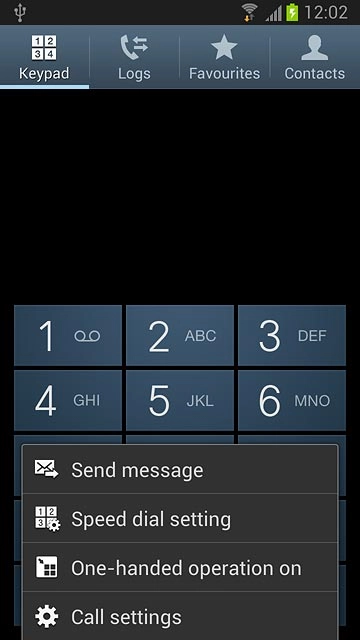 Press Speed dial setting.