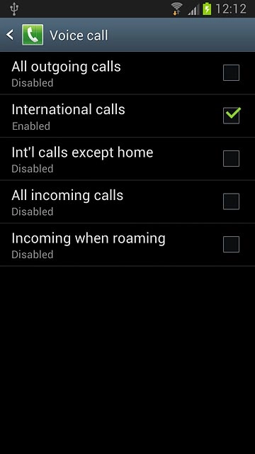 International calls