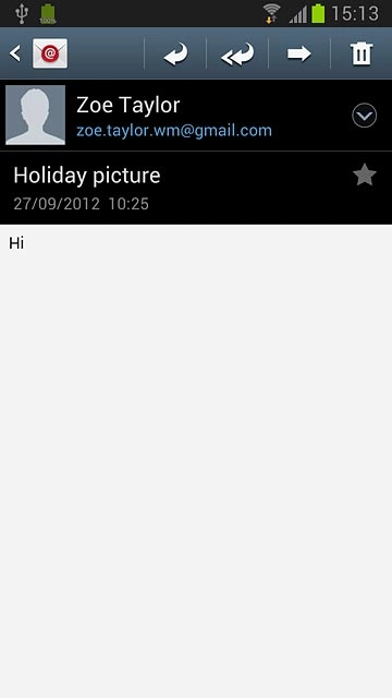 Press the forward icon.Key in the first letters of the required contact.Matching contacts are displayed.