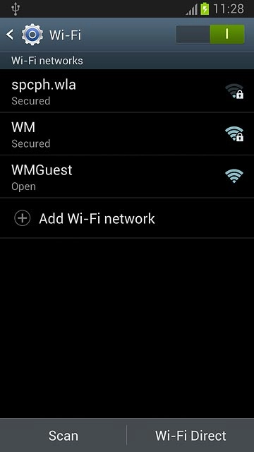 When the indicator turns green, Wi-Fi is turned on.