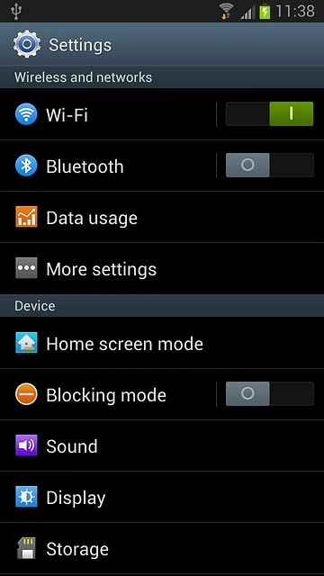 Press Blocking mode.