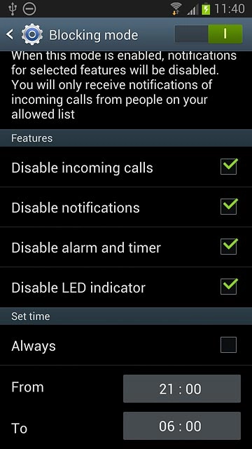 Press the field next to To.