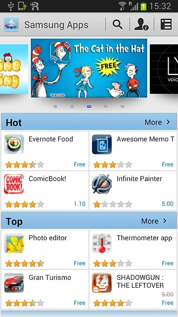 To search by name:Press the search icon.