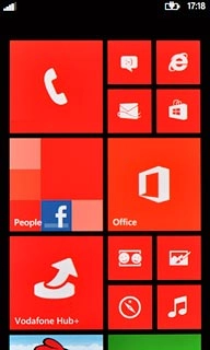 The battery charging icon shows that the battery is charging.Further information: Charge the battery