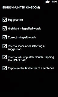 When the box next to the menu item is ticked (V), the function is turned on.