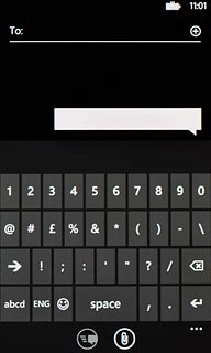 If required, press arrow right to see more symbols.