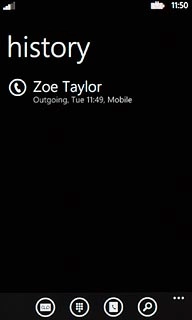 Press the required call.