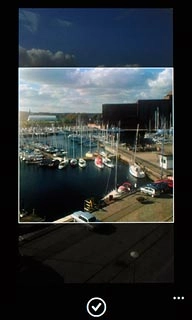 Drag the frame to the required position to select the required section.