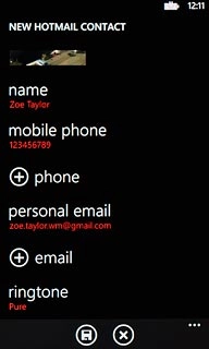 Press the save icon.