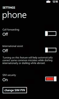 Press the field above Call forwarding and key in +61414121121
