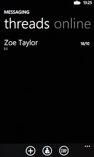 Press the dots in the bottom right corner of the display.