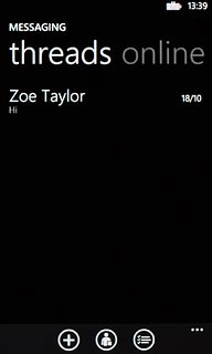 Press the required sender.