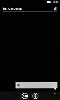 Press the send icon.