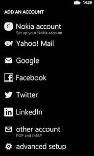Press the required provider.
