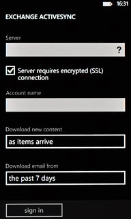 Press the field below Download new content.