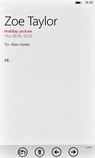Press the delete icon.