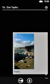 Press the send icon.