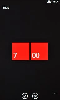 Press hours and minutes and follow the instructions on the display to set the required time.