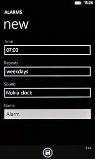 Press the field below Sound.