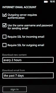 Press the field below Download new content.