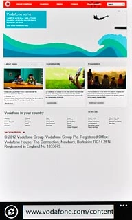 Press the dots in the bottom right corner of the display.