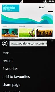 Press add to favourites.Edit the name of the bookmark, if required.