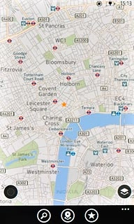 Press the search icon.