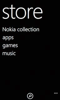 To search by category:Press the required category.