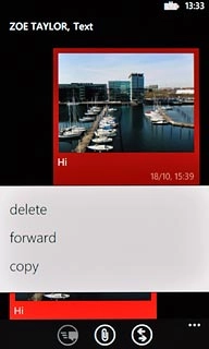 Press forward.Key in the first letters of the required contact.Matching contacts are displayed.