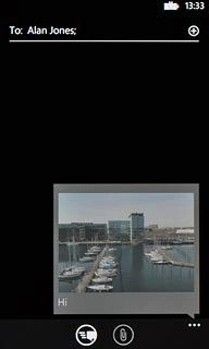 Press the send icon.