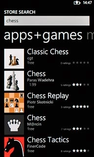 Press the required app.