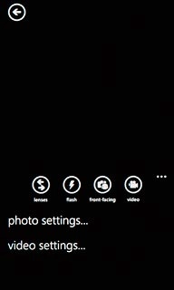 Press photo settings....