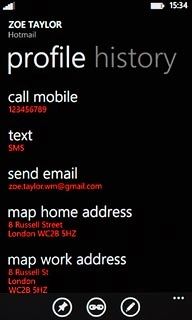 Press the dots in the bottom right corner of the display.