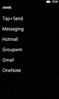 Press Tap+Send.Hold the back of your phone close to back of the receiving device.Follow the instructions on the display to finish the transfer.