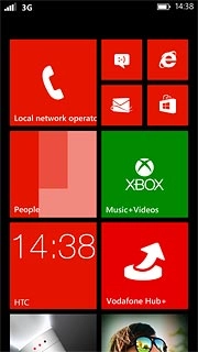 The signal strength icon shows the strength of the network signal at your location. The more lines, the stronger the signal.