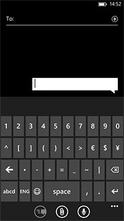 Press the required numbers or the required symbols.