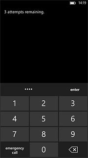 Key in your PIN and press enter.If your phone rejects the SIM:Contact your distributor or service provider where you bought your phone.