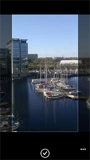 Press the confirm icon.