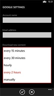 Press the required period or manually.