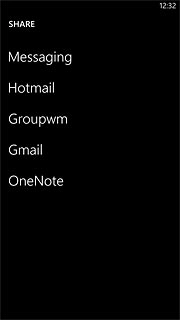 Press Messaging.A picture message containing the picture is created.Key in the first letters of the required contact.Matching contacts are displayed.