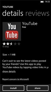 Press install.Wait a moment while the application is installed.