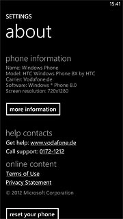 Press more information.