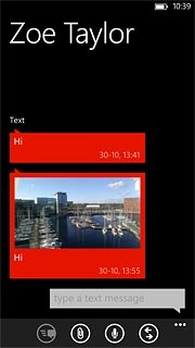 Read the required picture message.