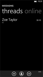 Press the dots in the bottom right corner of the display.